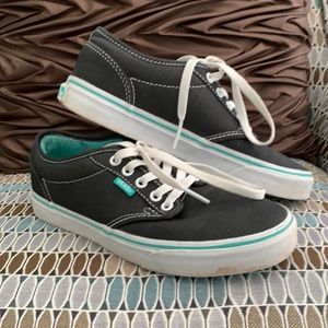 Vans Off The Wall in Denim and Aqua